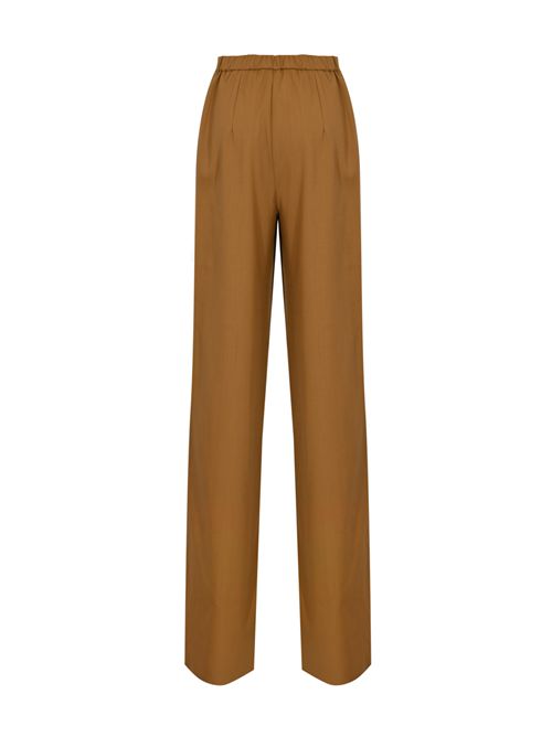 Pantalone a coulisse Berard in lana Nocciola MAX MARA STUDIO | 2526136051600026